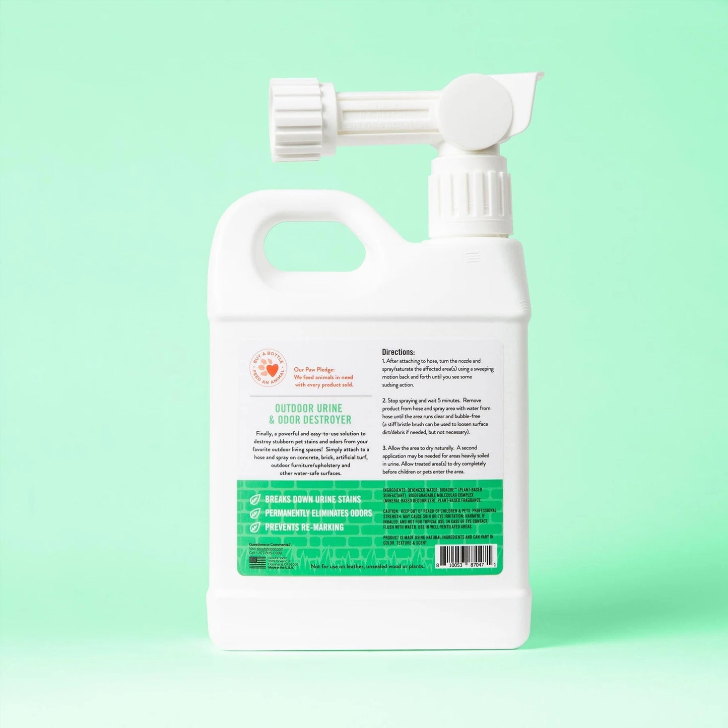urine & odor destroyer concrete & turf 32oz