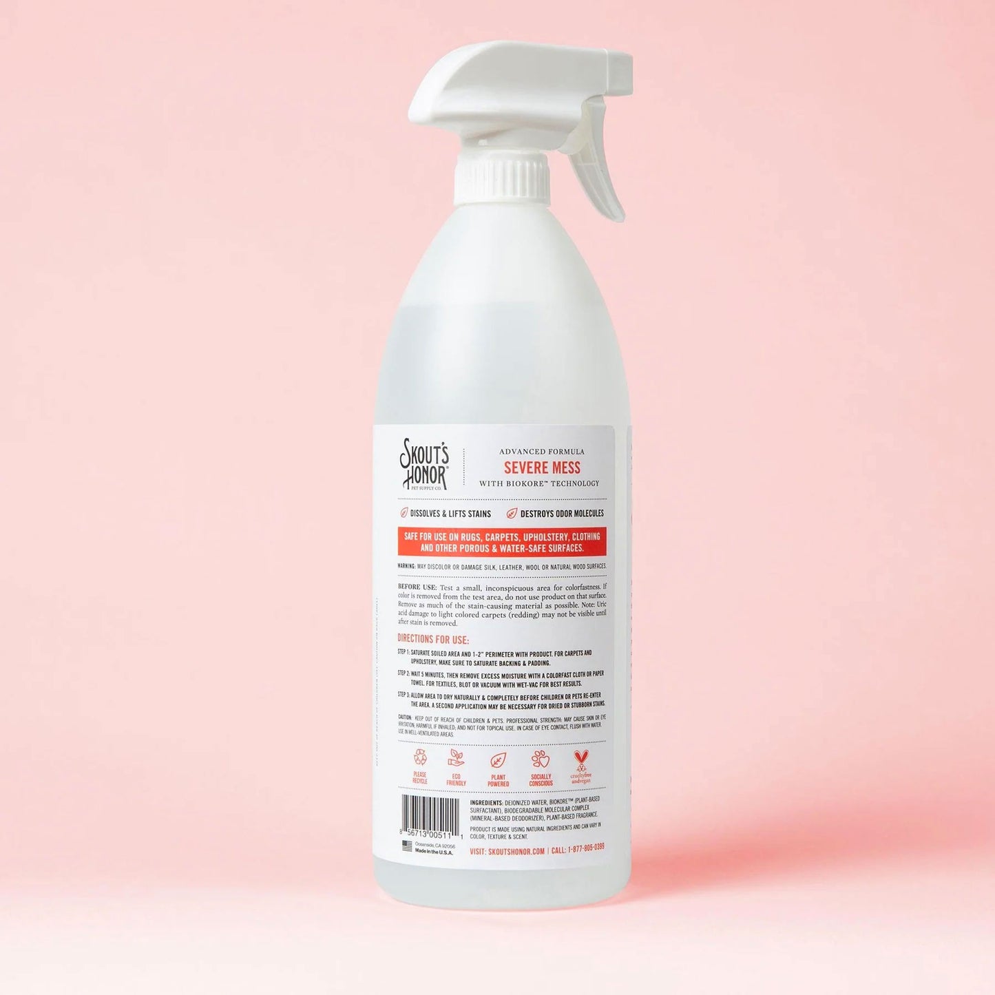 stain & odor severe mess advanced formula dog, 35oz
