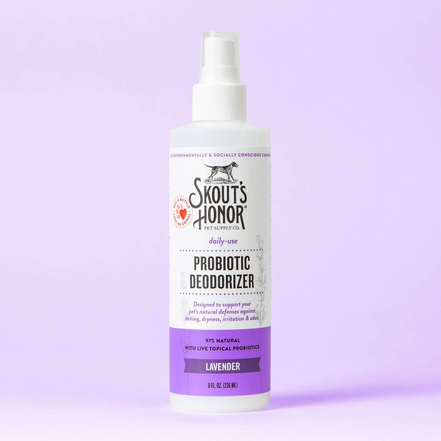 probiotic daily use deodorizer lavender, 8oz