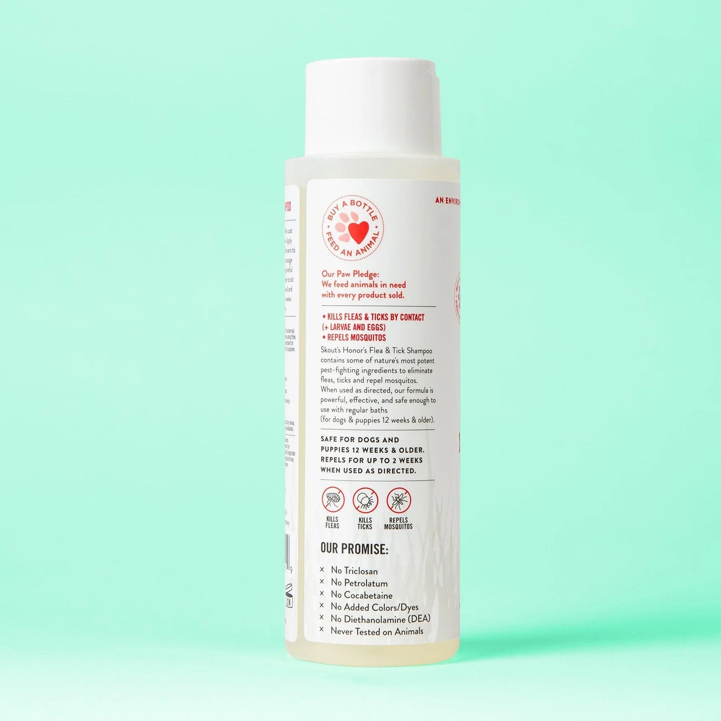 flea + tick shampoo, 16oz