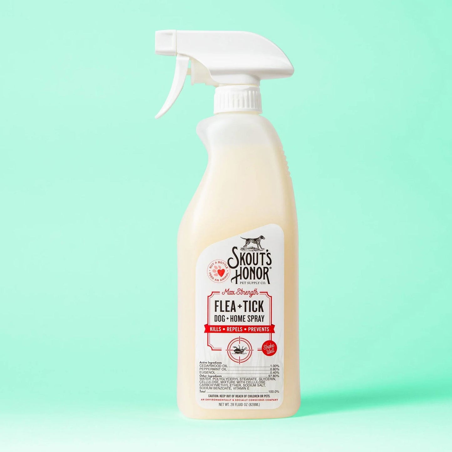 flea + tick dog & home spray, 28oz