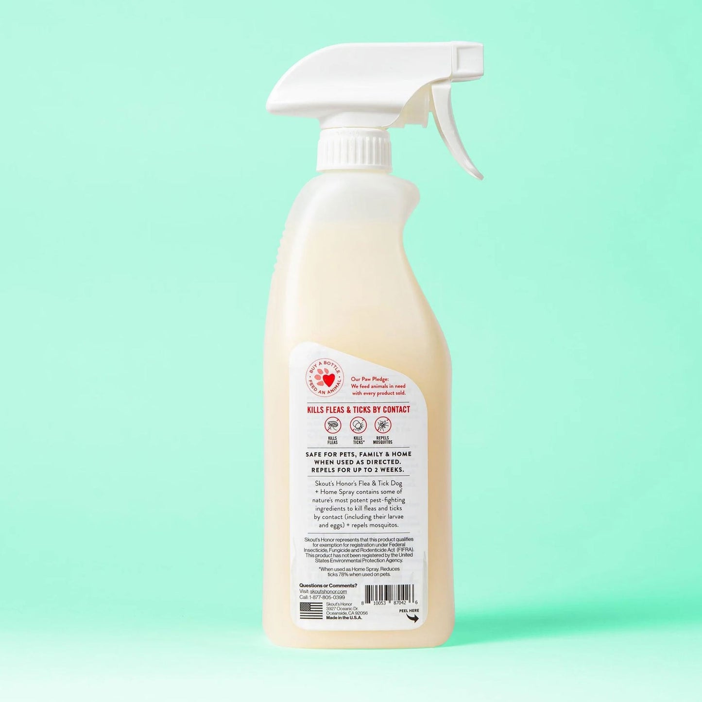 flea + tick dog & home spray, 28oz