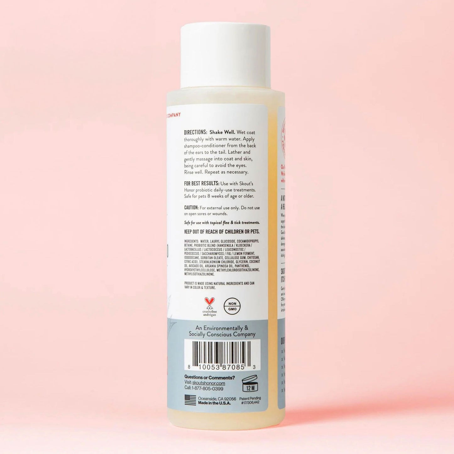probiotic itch relief shampoo, 16oz