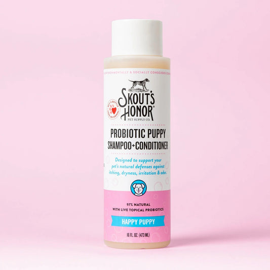 Probiotic Shampoo+Conditioner Happy Puppy, 16oz
