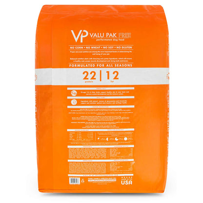 20 lb ValuPak 22/12 Dog Food (Orange Bag)