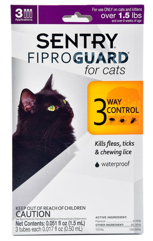 Sentry Fiproguard for Cats 3 months