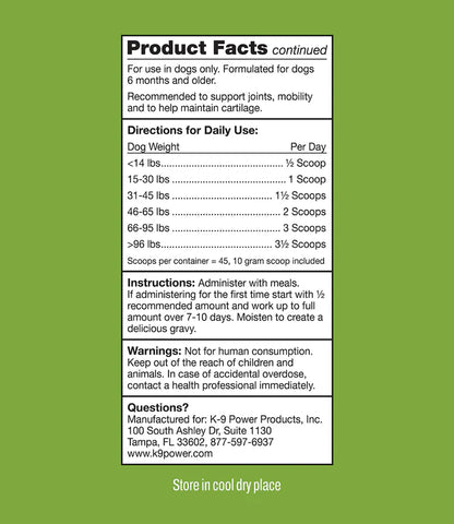 K9 Power Joint Strong, 1 lb