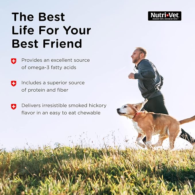 nutri-vet shed-defense soft chews for dogs, 5.3 oz
