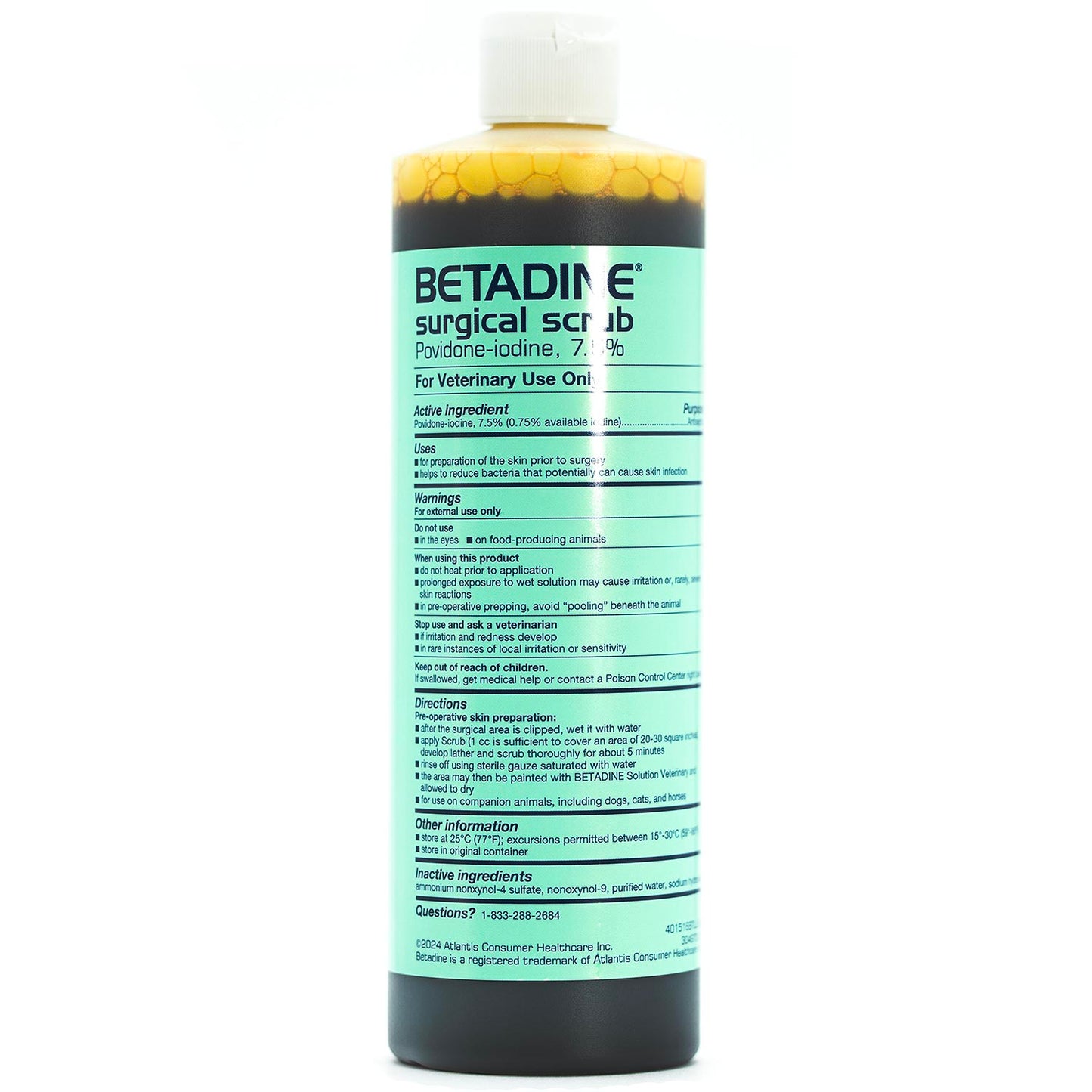 betadine surgical scrub 16oz