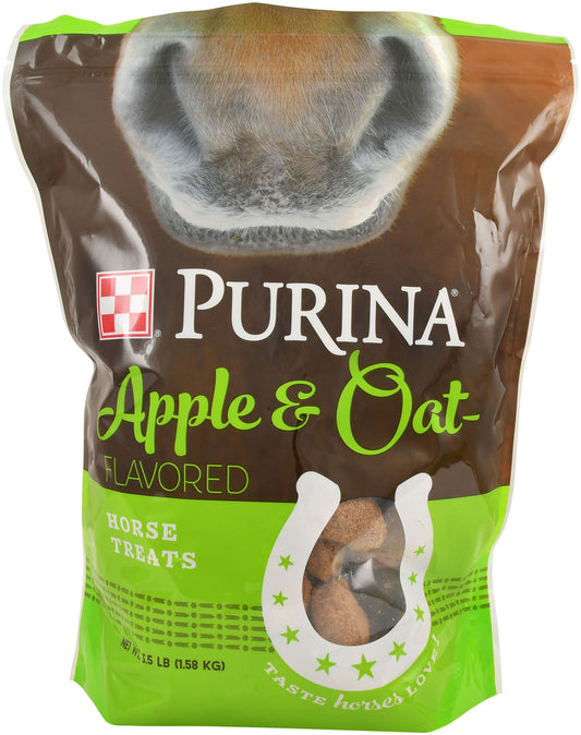 Purina Apple & Oats Horse Treats, 3.5 lb