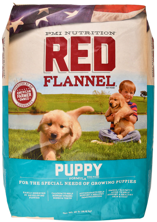 Purina Red Flannel Puppy Food, 40 lb