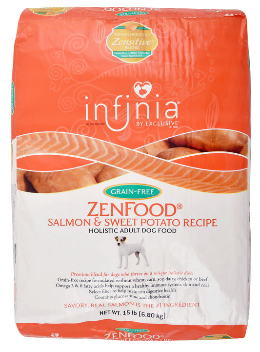 Infinia GF Zen Salmon Dog Food, 15 lb