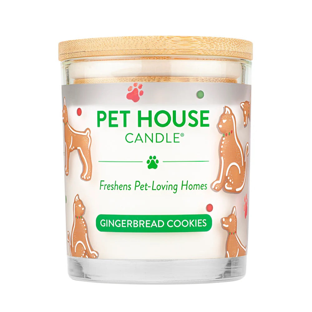 9oz candle, gingerbread cookies