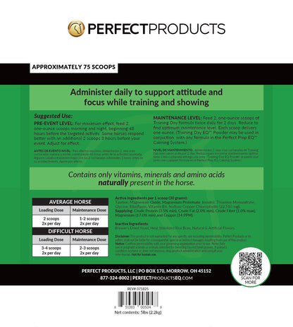 Perfect Prep EQ Training Day Calming Supplement, 2 lb