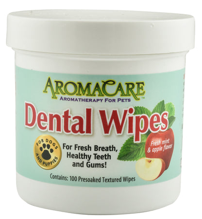 AromaCare Dental Wipes, Apple-Mint, 100 ct