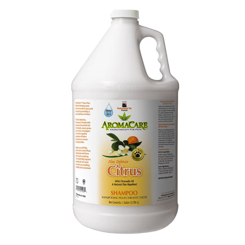 aromacare™ citrus flea defense shampoo, 1 gal.  (3.785 l)