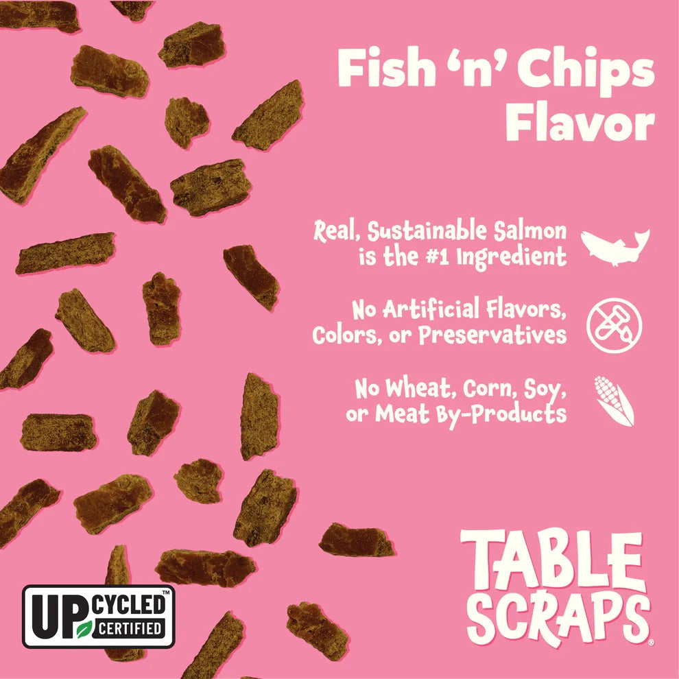 disney table scraps fish 'n' chips flavor cat treats, 3oz