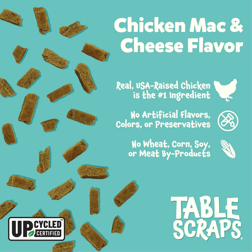 disney table scraps chicken mac & cheese flavor cat treats, 3oz