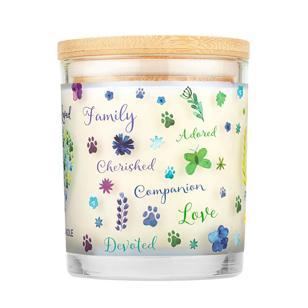 9oz candle, furever loved memorial