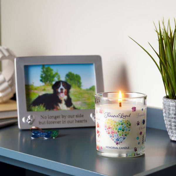 9oz candle, furever loved memorial