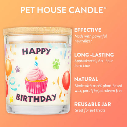 9oz Candle, Happy Birthday