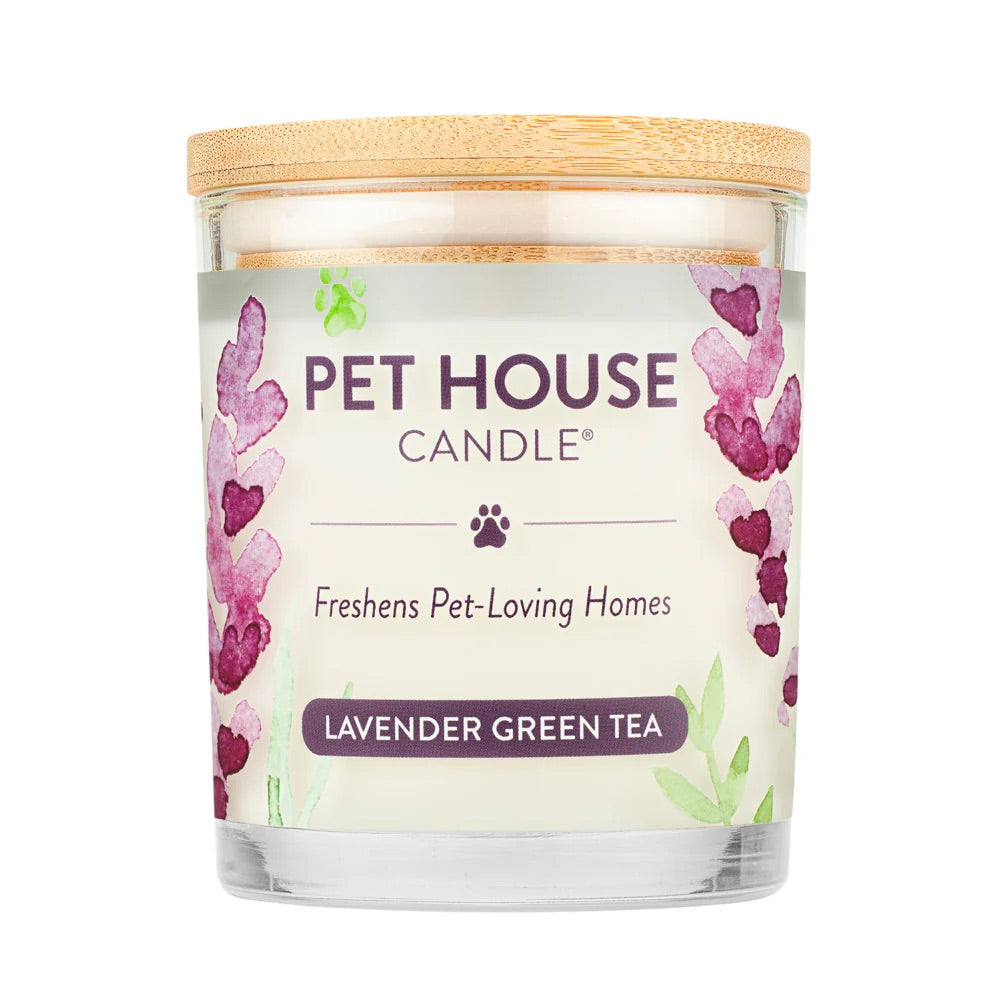 9oz candle, lavender green tea
