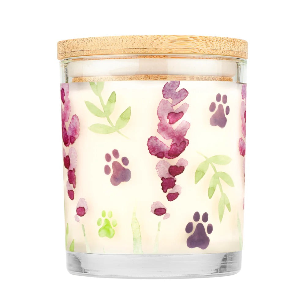 9oz candle, lavender green tea