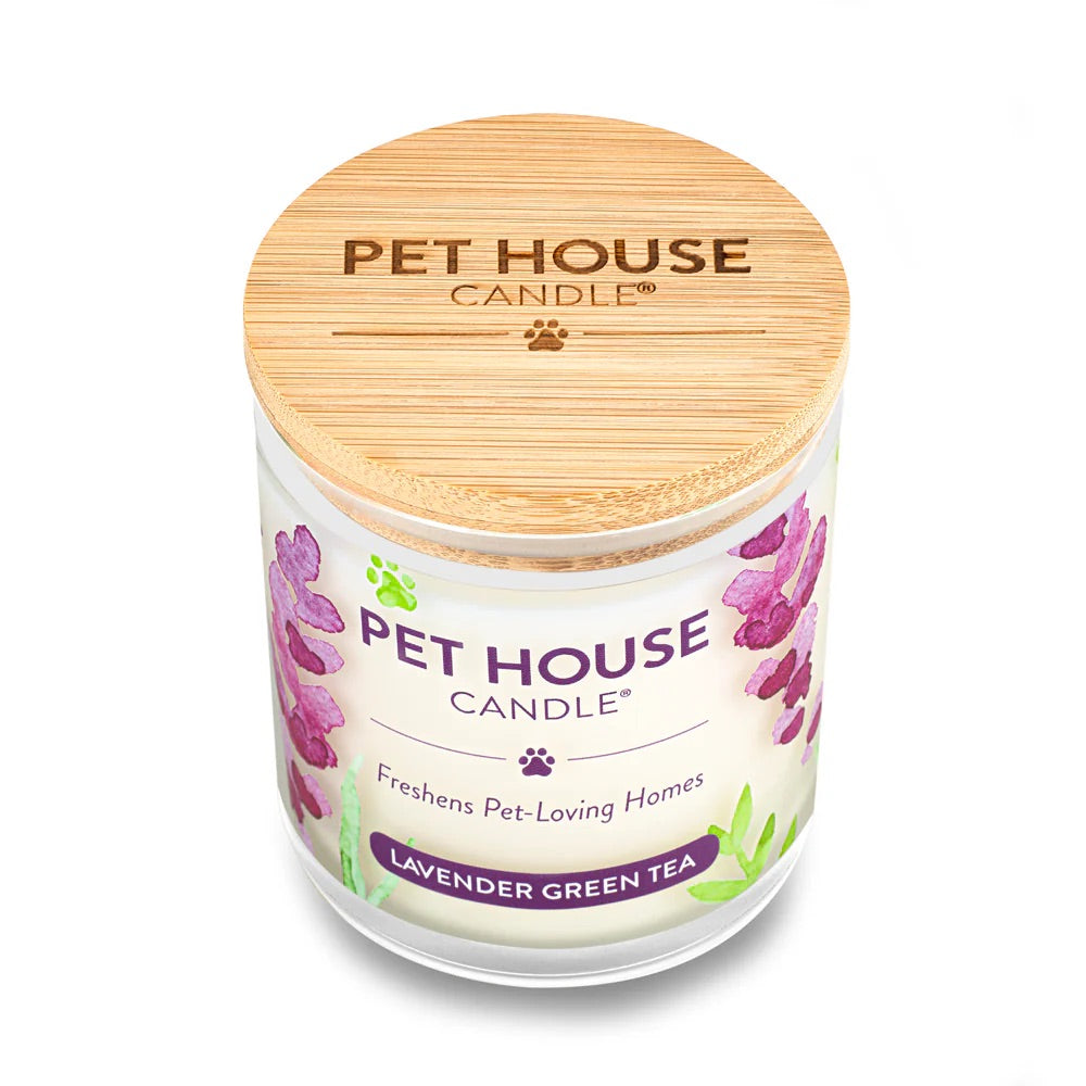 9oz candle, lavender green tea