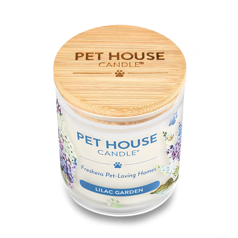9oz candle, lilac garden