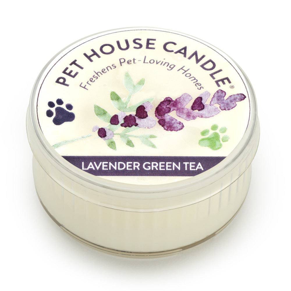 mini candle, lavender green tea