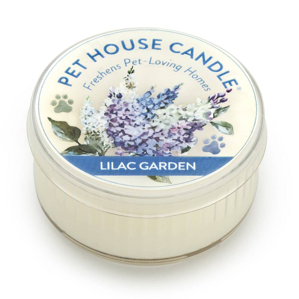 mini candle, lilac garden