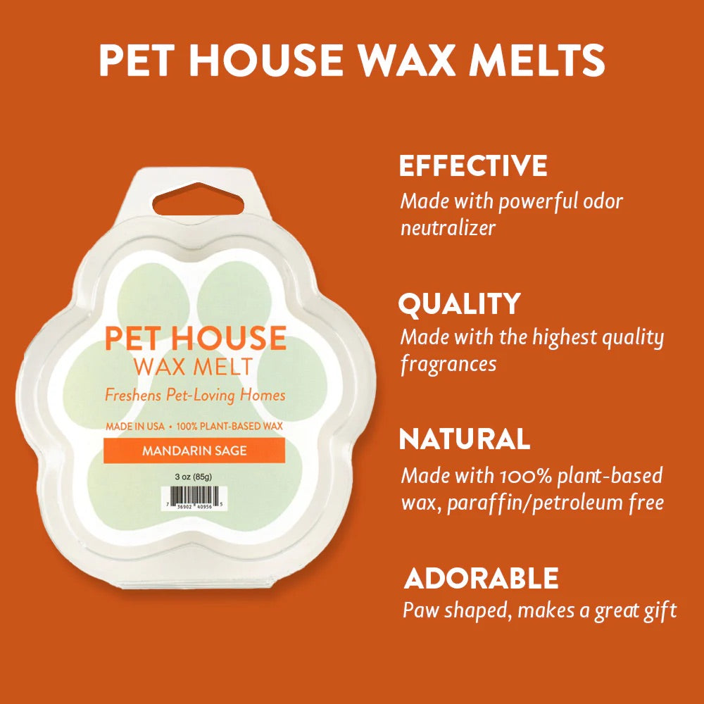 wax melts, mandarin sage