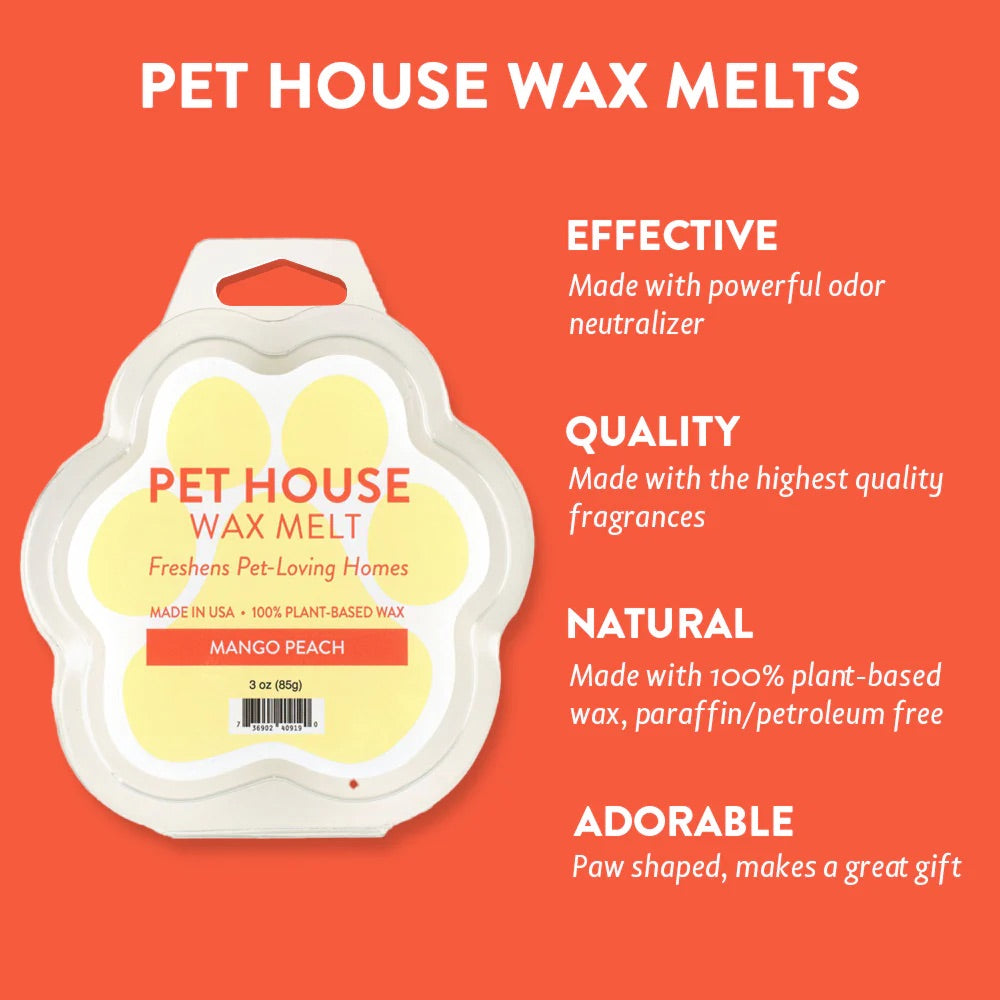 wax melts, mango peach