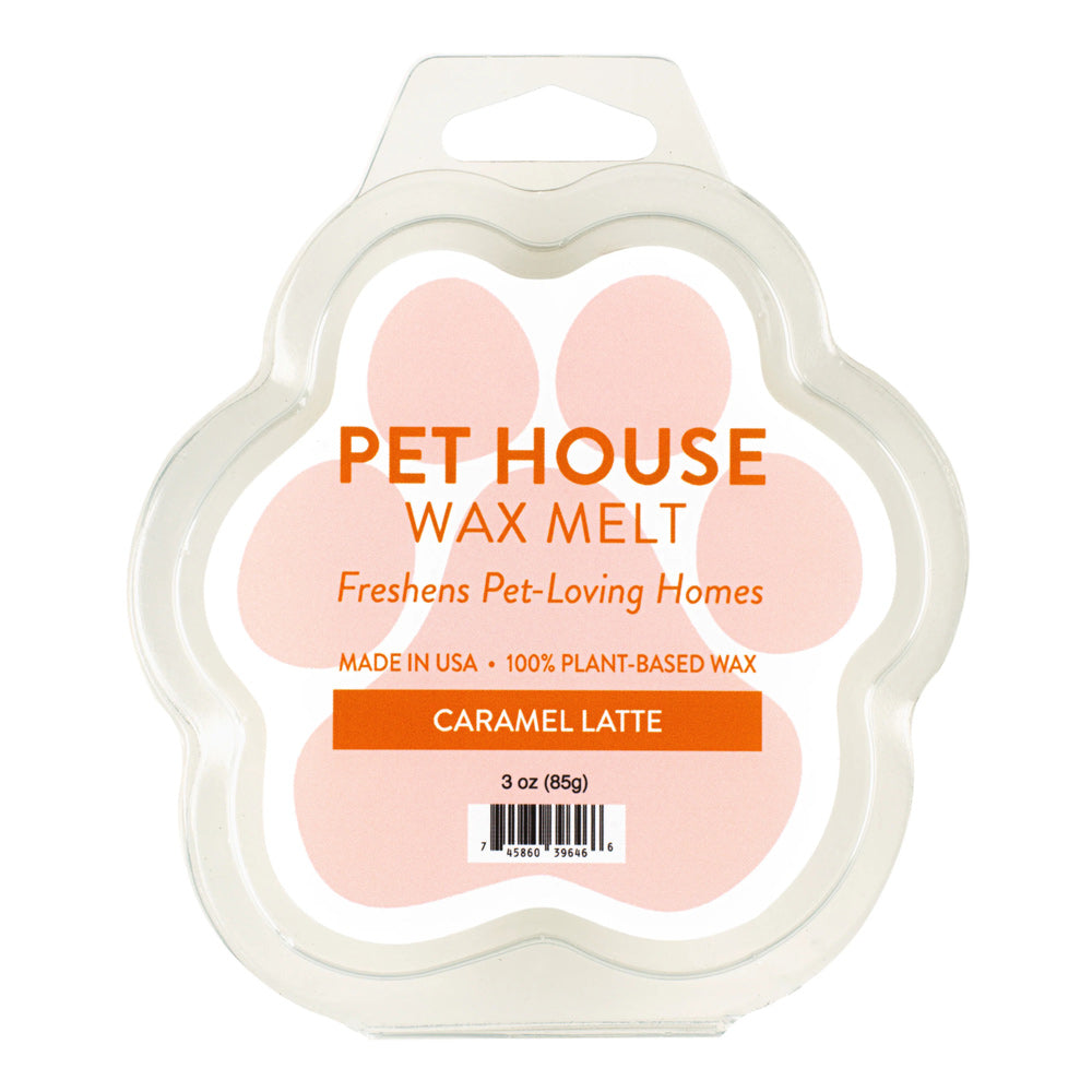 wax melts, caramel latte