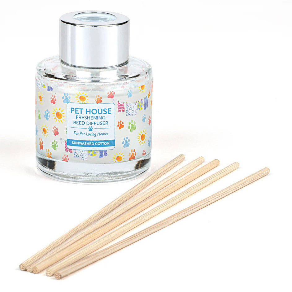 reed diffusers, sunwashed cotton