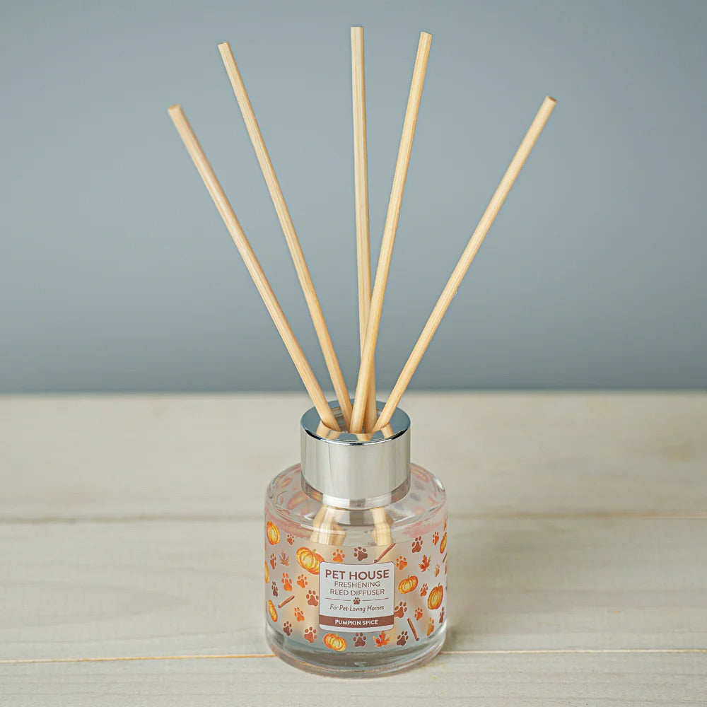 reed diffusers, pumpkin spice