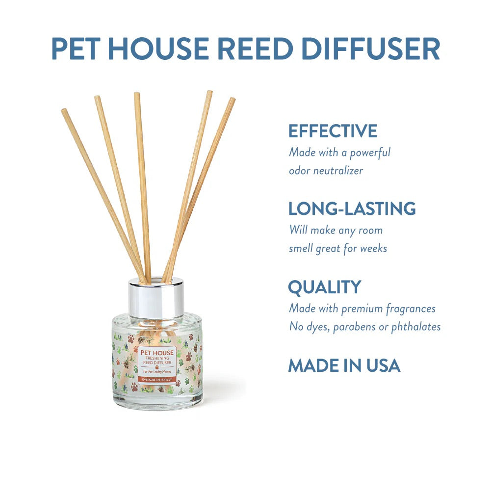 reed diffusers, evergreen forest