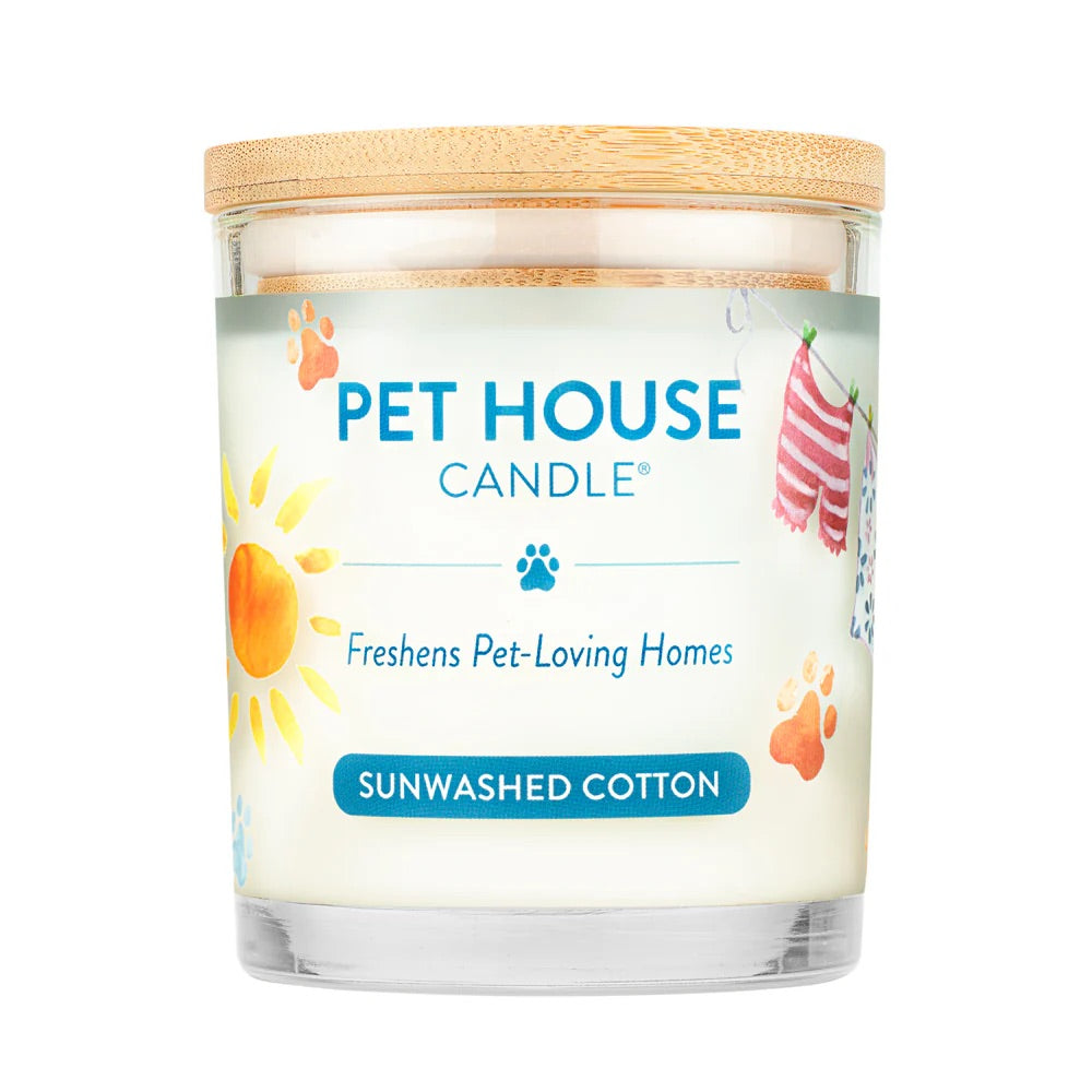 9oz candle, sunwashed cotton
