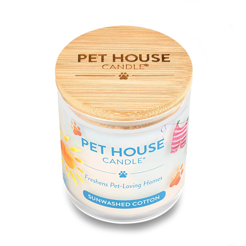 9oz candle, sunwashed cotton