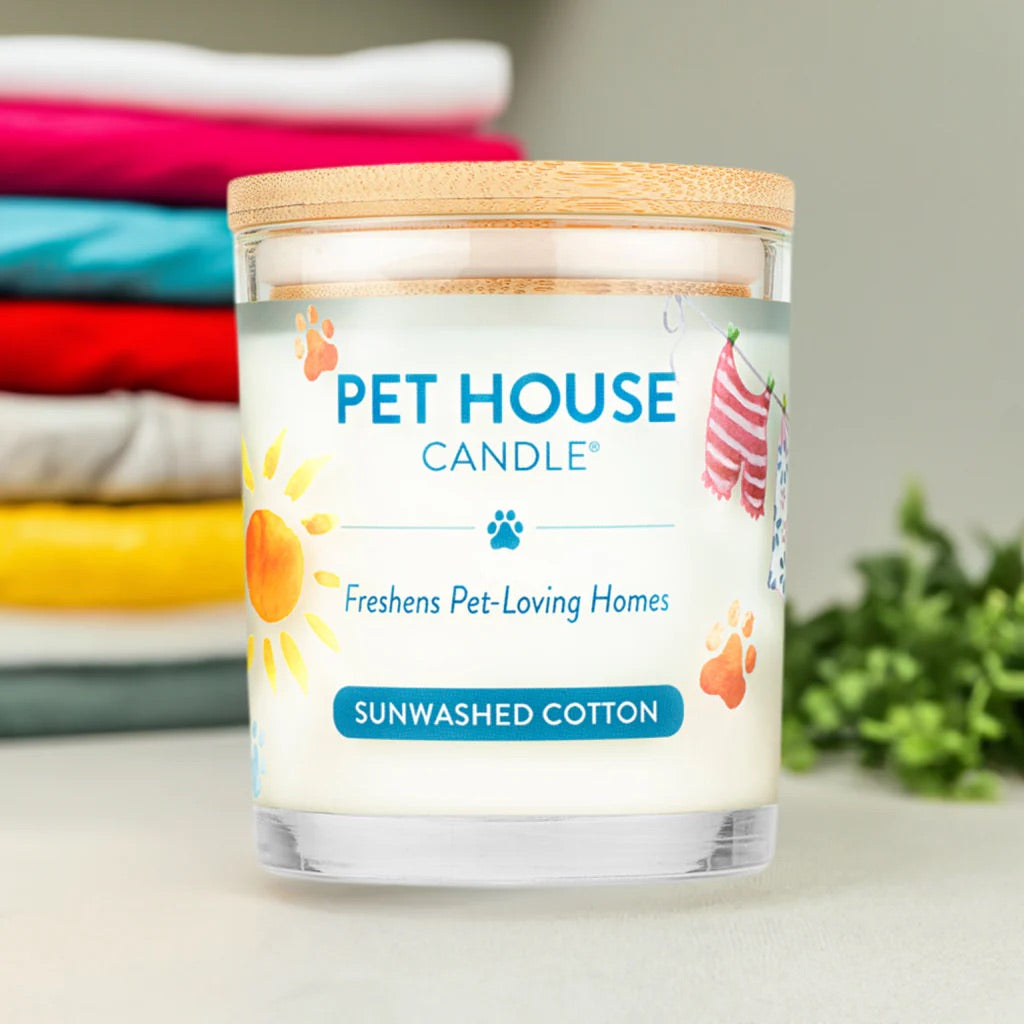 9oz candle, sunwashed cotton