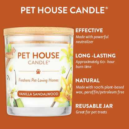 9oz Candle, Vanilla Sandalwood