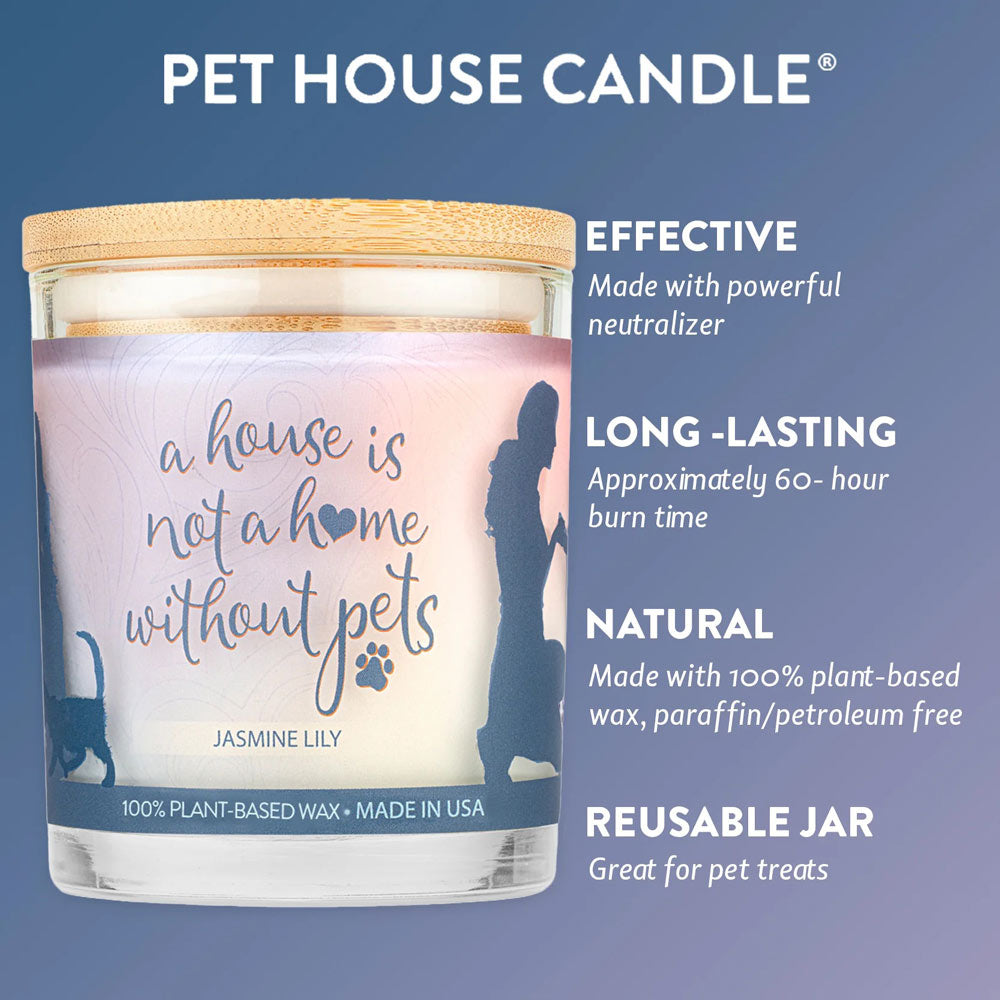 9oz candle, jasmine lily