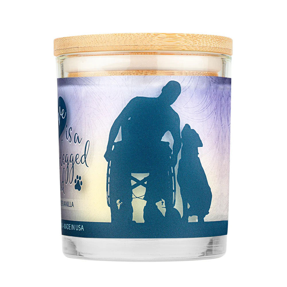 9oz candle, vanilla lavender