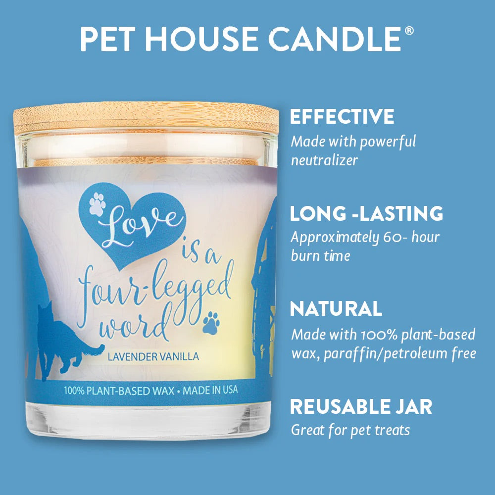 9oz candle, vanilla lavender