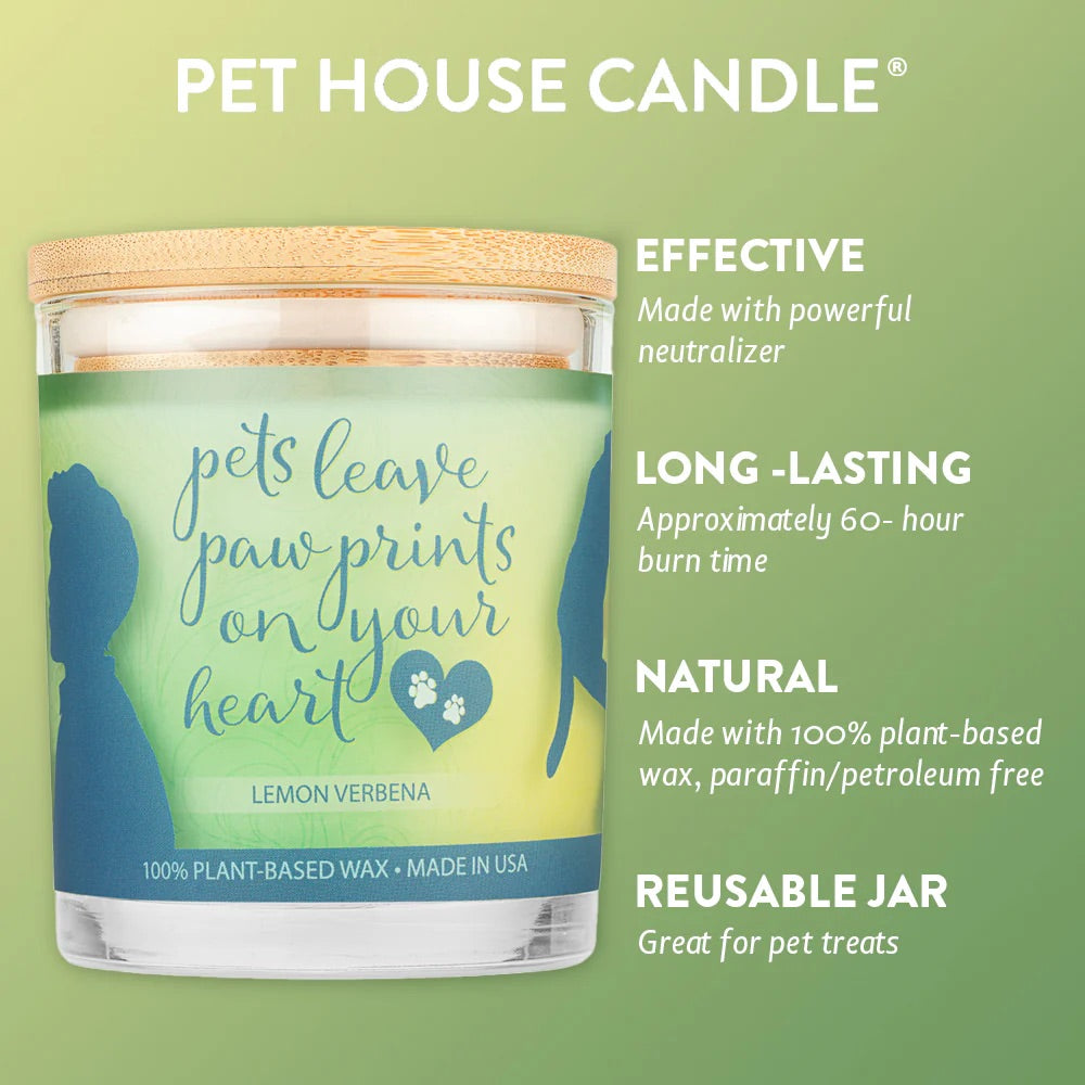 9oz candle, lemon verbena