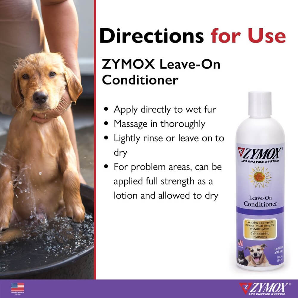 zymox leave-on conditioner, 12 oz