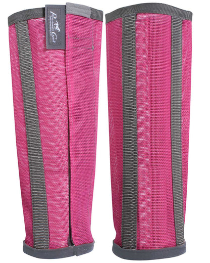 Professional's Choice Deluxe Fly Boots 4 pack, Medium, Pink