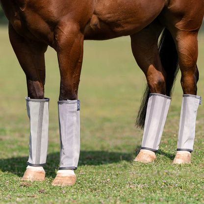 Professional's Choice Deluxe Fly Boots 4 pack, Large, Charcoal
