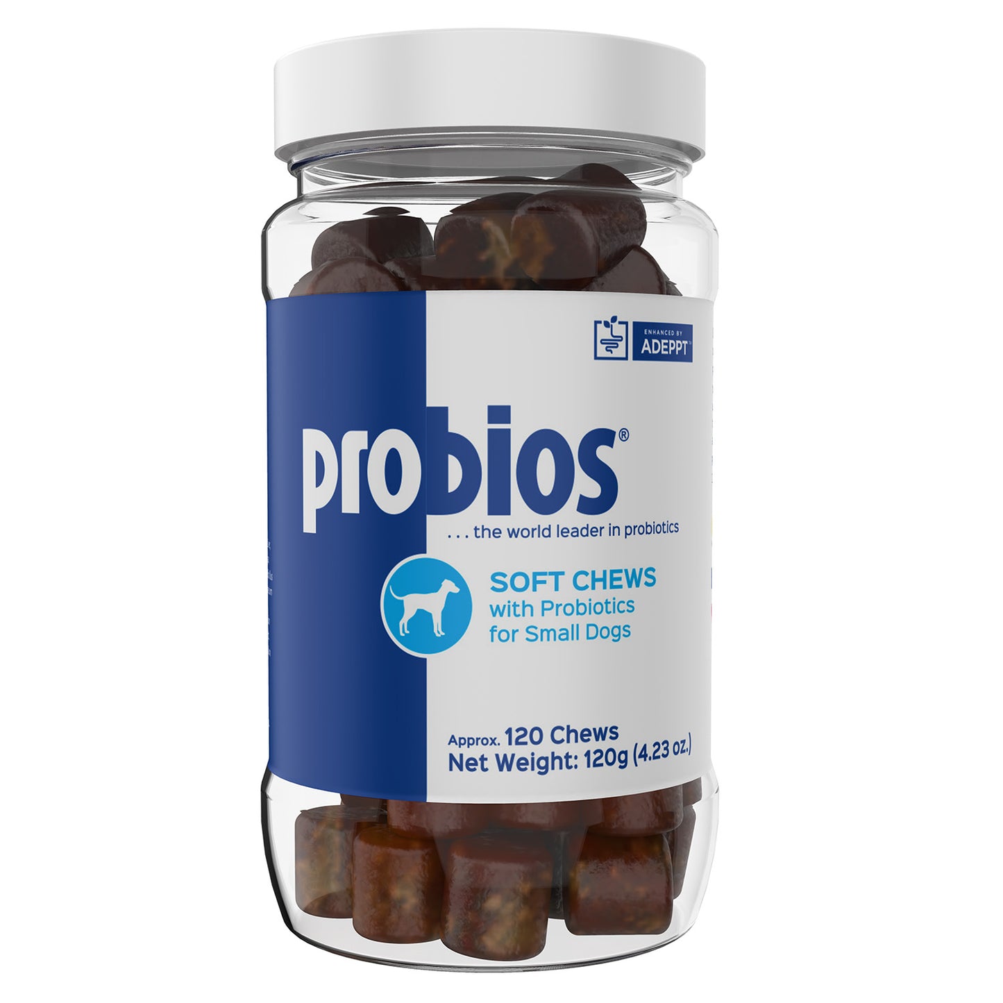 probios canine soft chews - small dogs - 120 count