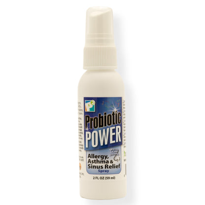 P2 Probiotic Power Allergy Asthma Sinus Relief Spray with Refill Bottles, Nasal Friendly Room Mist, Dust Mite, Pet Dander & Mold Spray, Eco-Friendly, Furniture, Fabrics, Bedding, Vents – 2 oz